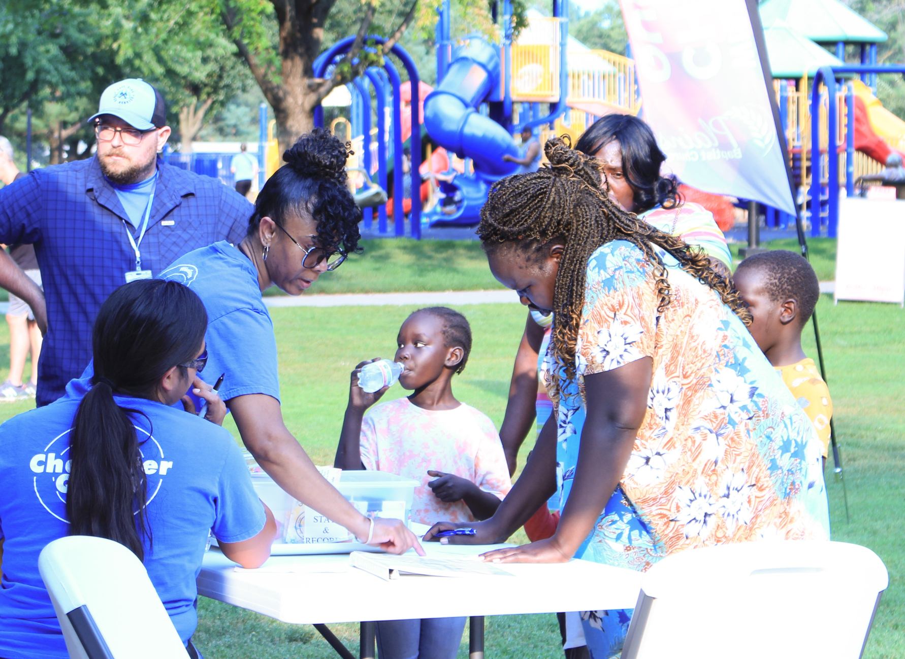 VBS, Vacation Bible School child check-in, child safety, Plains Baptist Church, Lincoln Nebraska